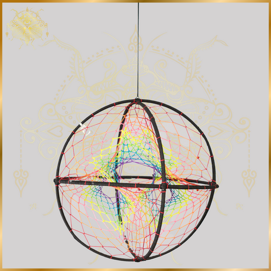Rainbow Psy-Orb Dream Catcher