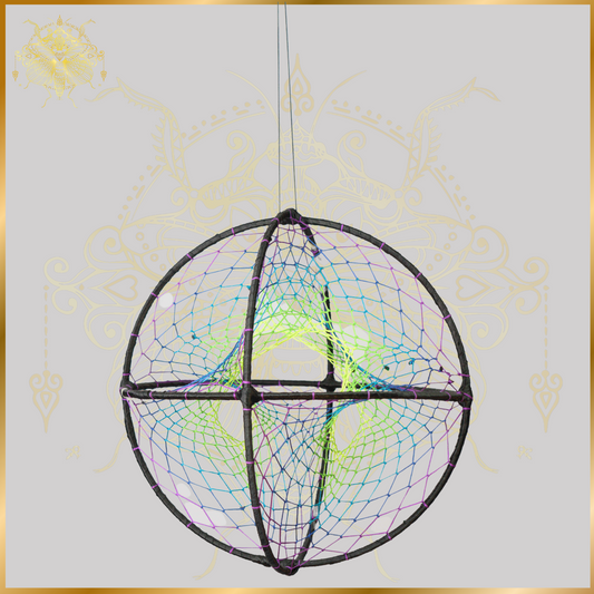 Cosmic Purple Psy-Orb Dream Catcher