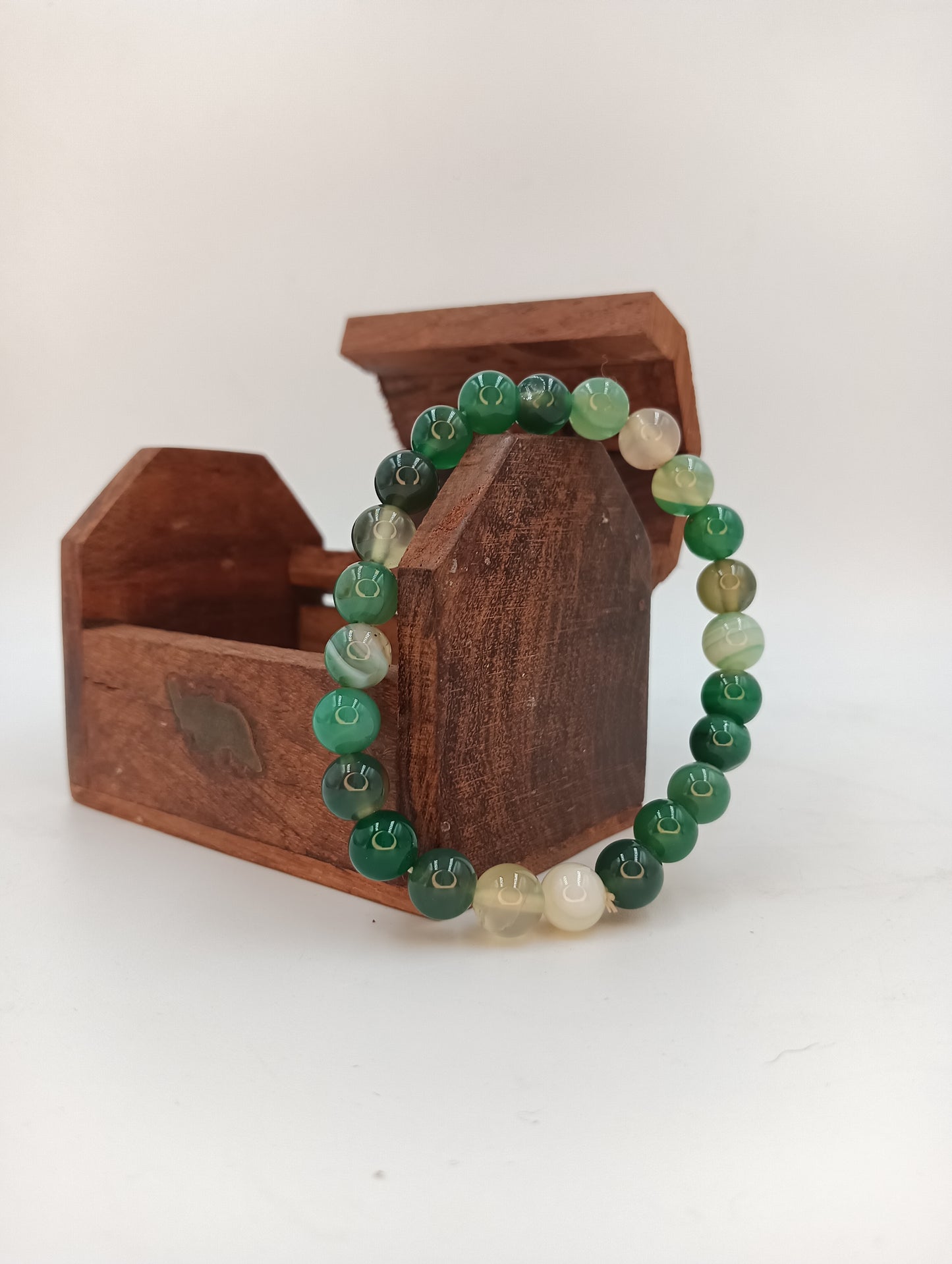 Heart Chakra Gem Bracelet