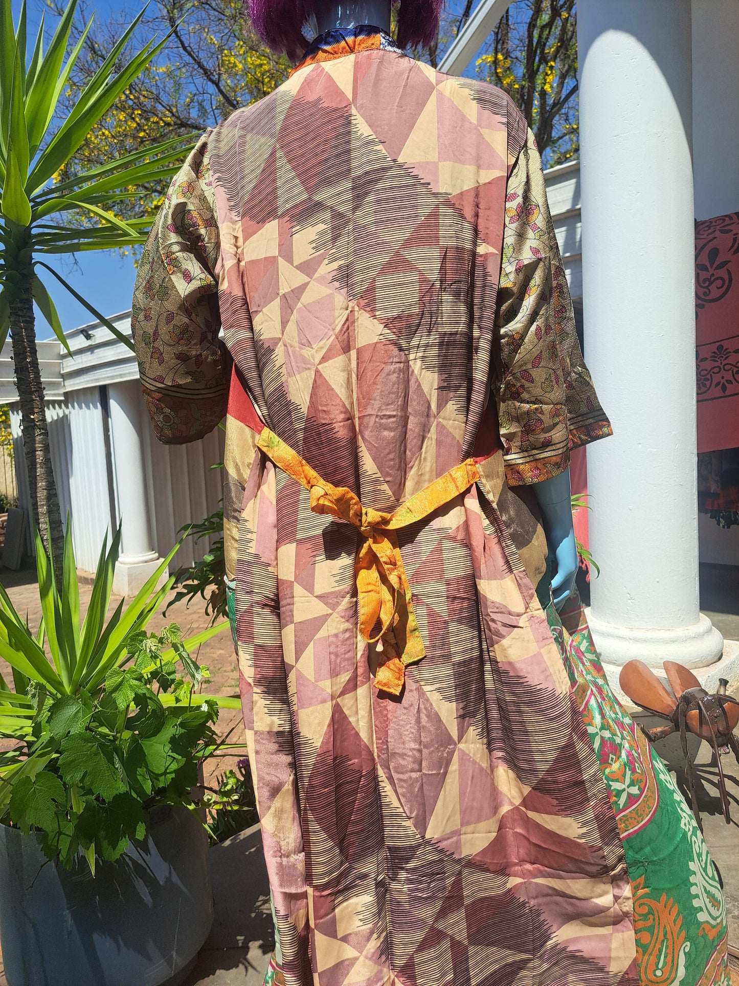 Emerald & Copper Kimono