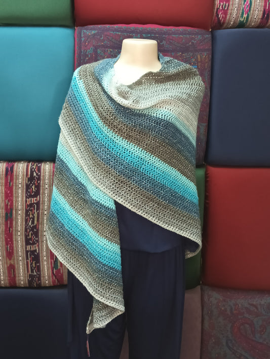 Stone & Twilight Shawl