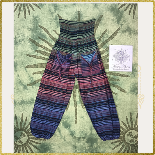 High waist Rainbow Pants