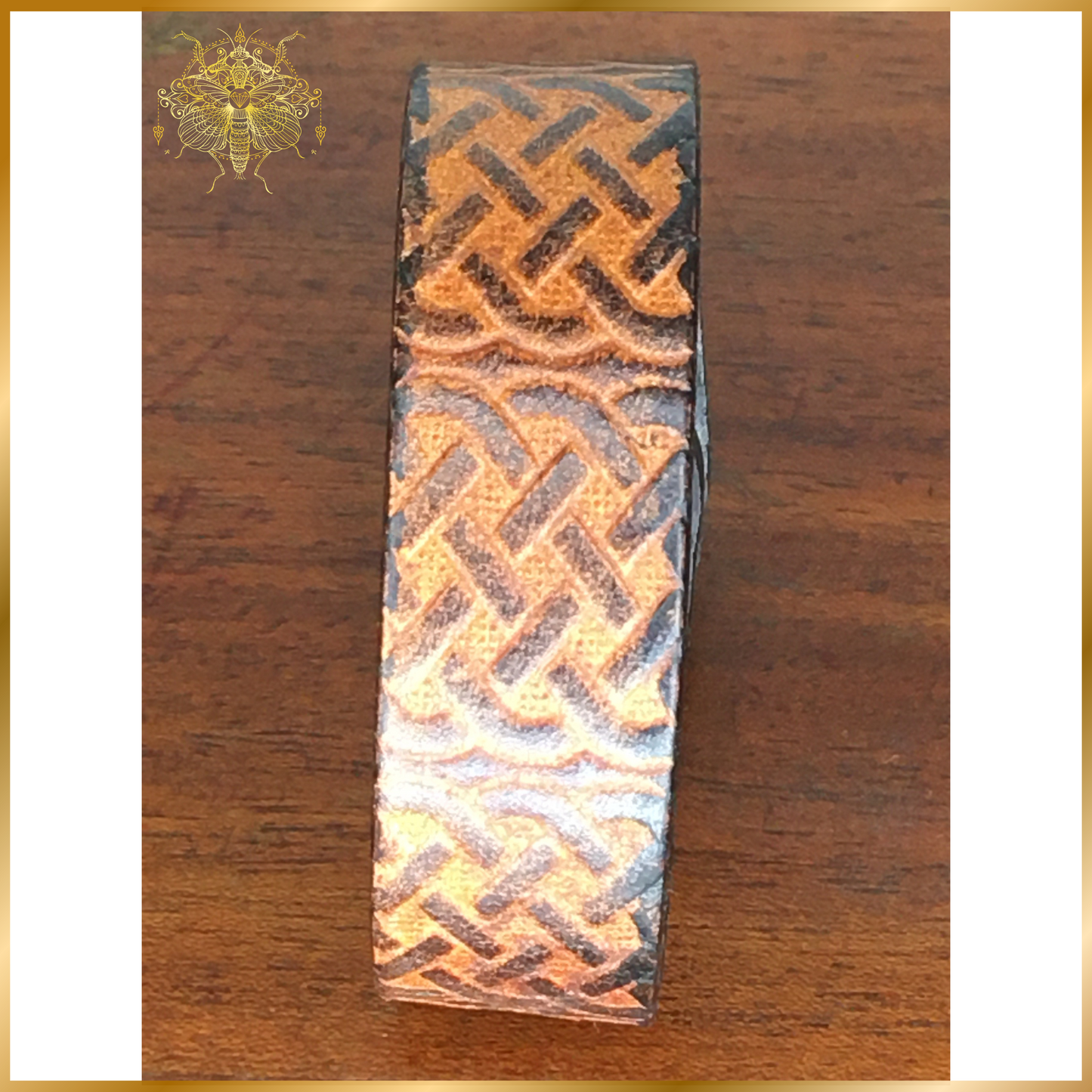 Celtic Knot Leather Cuff