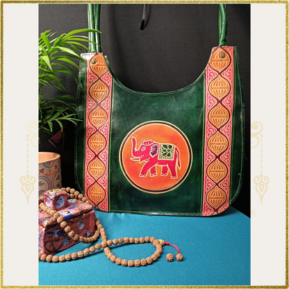 Emerald Elephant Handbag