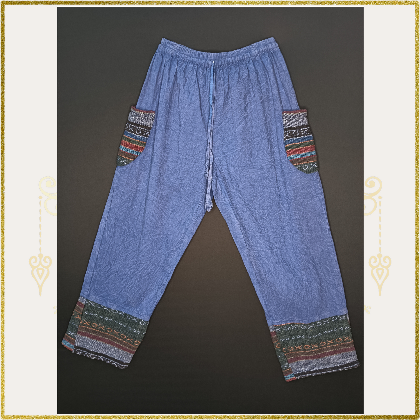 Ethnic Trim Pants