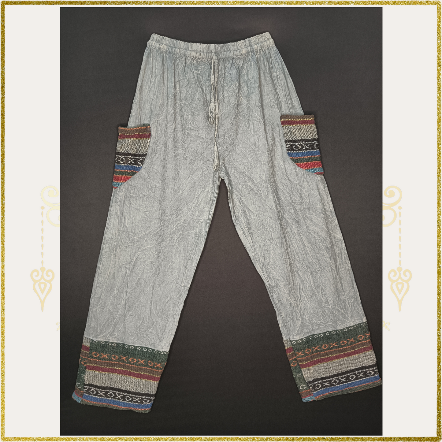 Ethnic Trim Pants