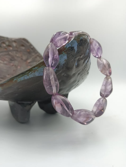 Amethyst Chunky Bracelet