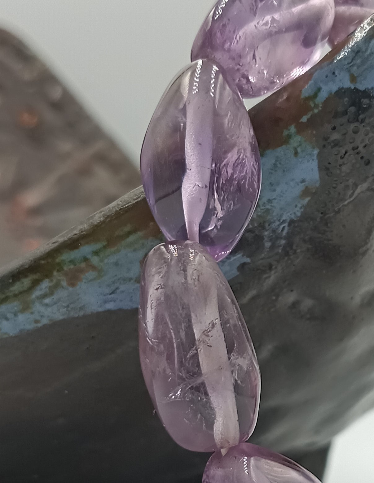 Amethyst Chunky Bracelet