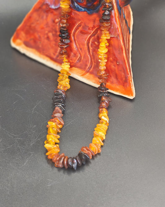 Baltic Amber Chip Necklace