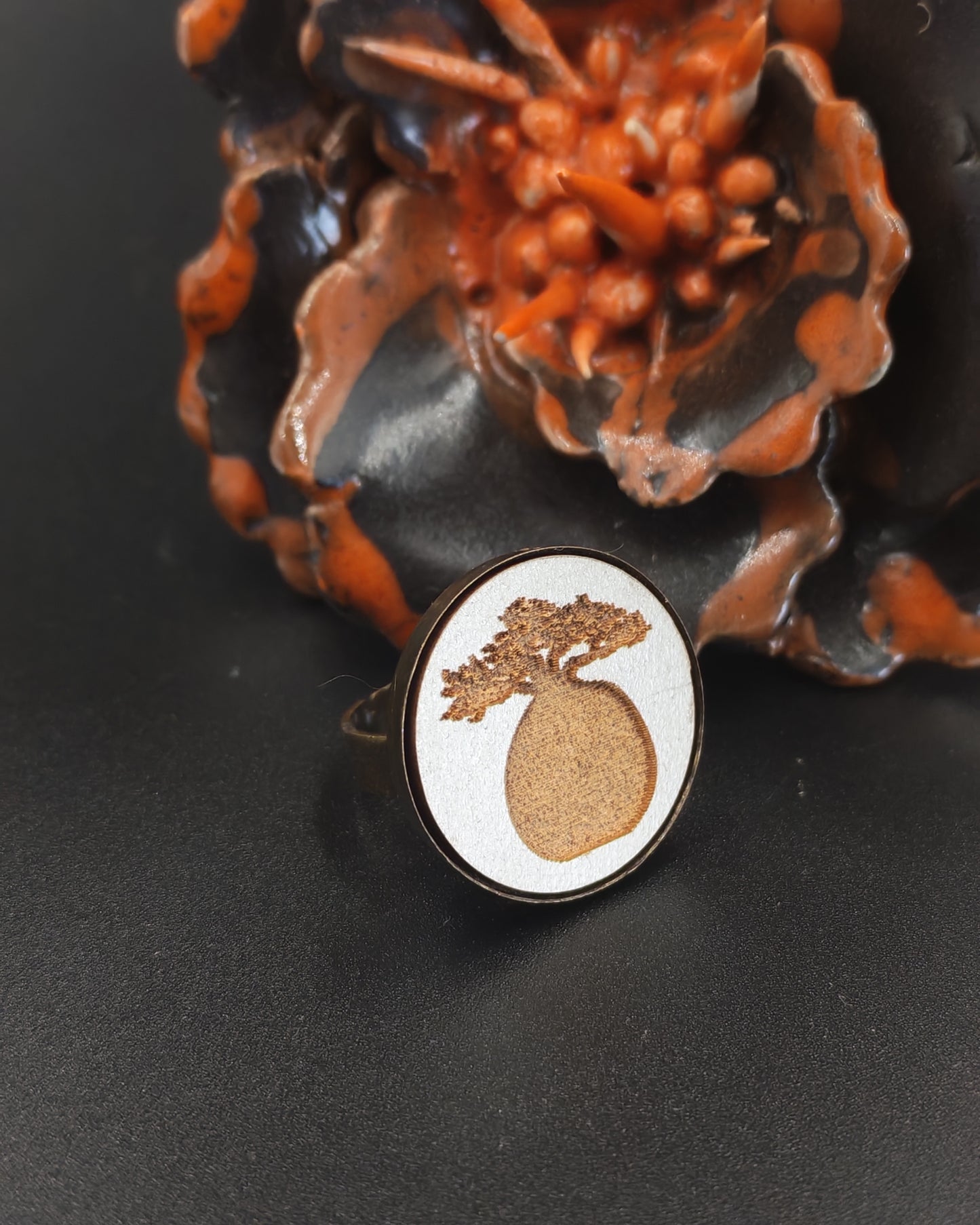 Baobab Brass Ring