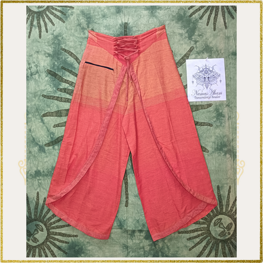 Orange Dhoti Pants