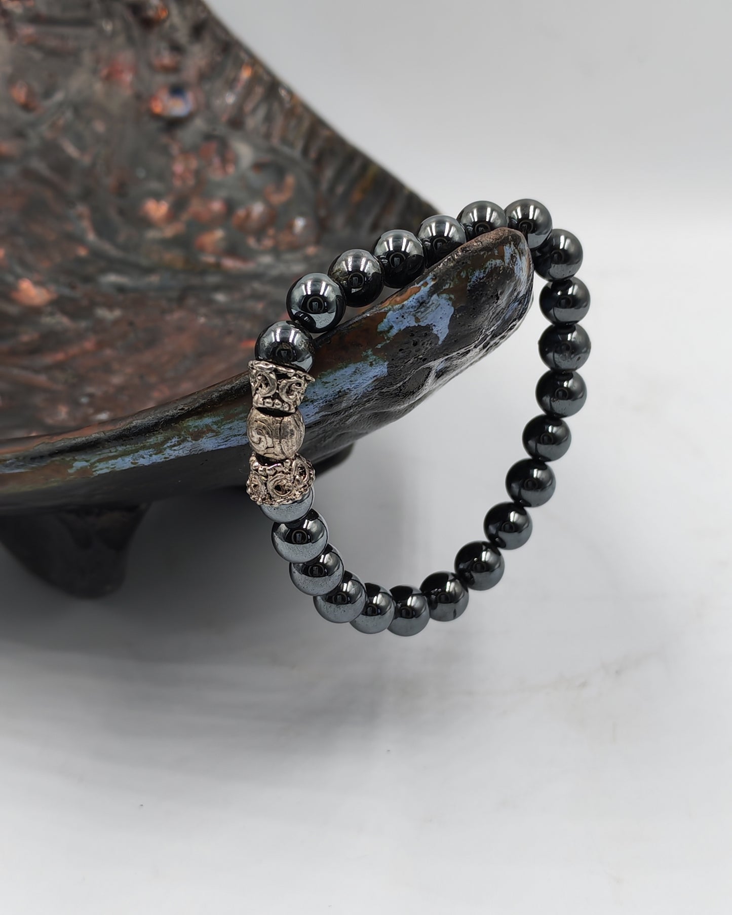 Hematite with trim