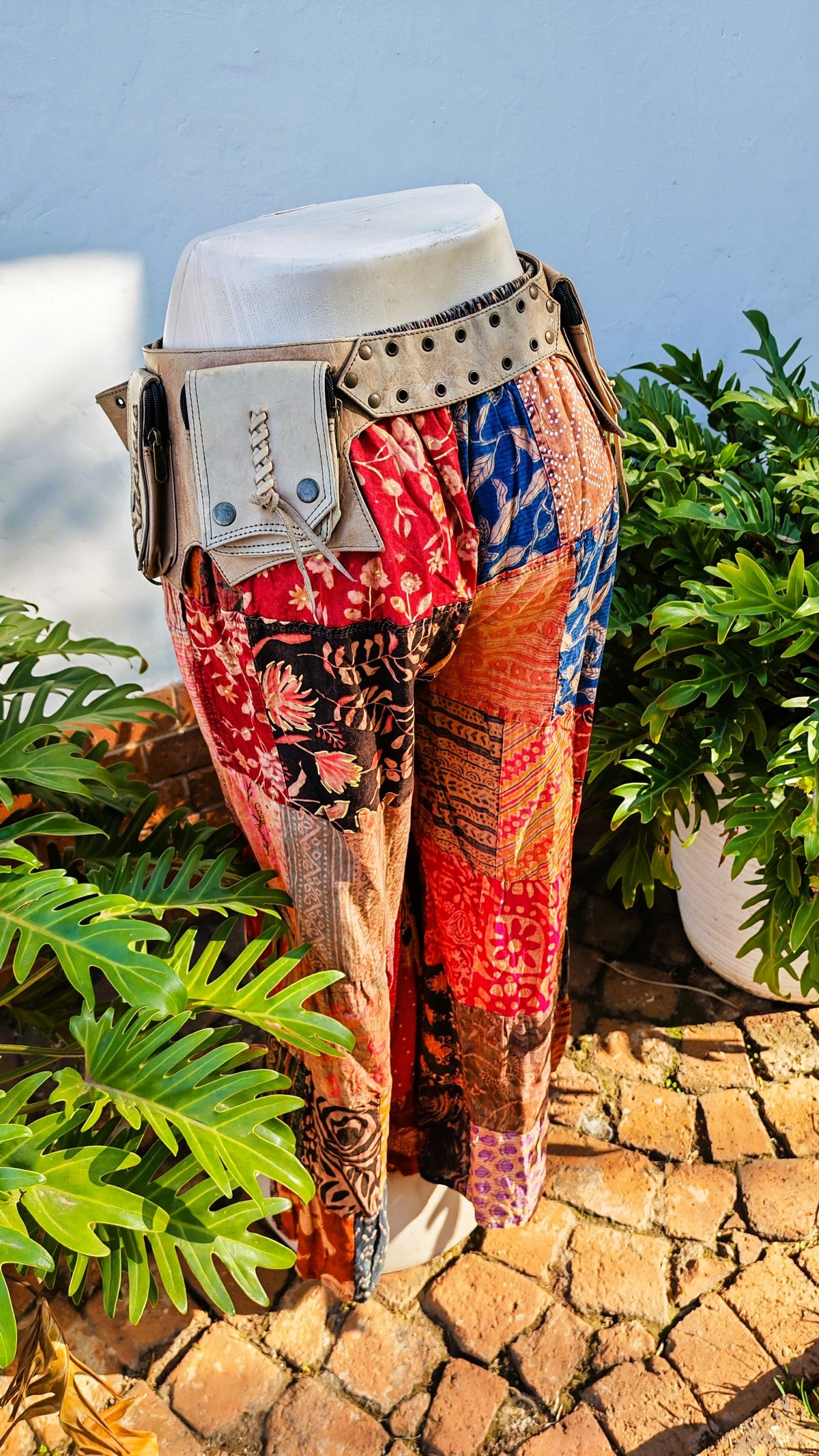 Boho Wanderer Leather Utility Belt
