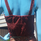 Deep Red Embroidered Crop