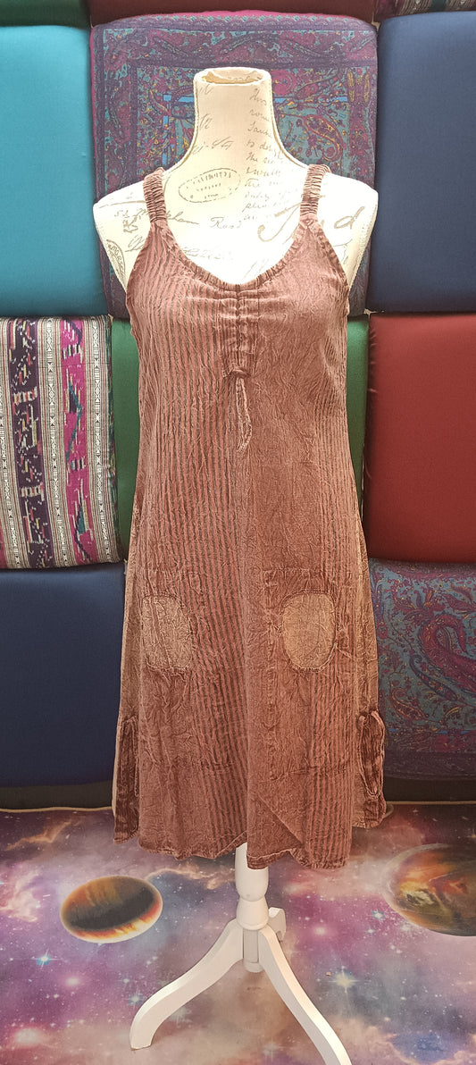 Stripey Strappy Dress