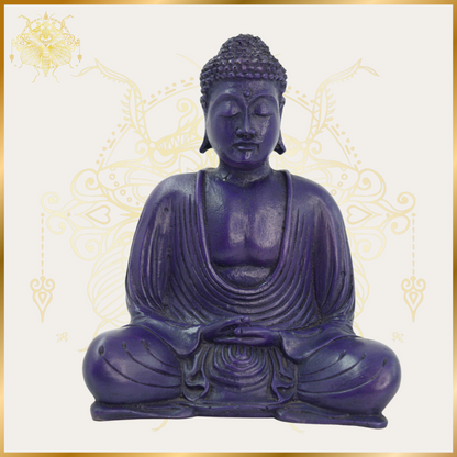 Indigo "Jade Buddha" Statue