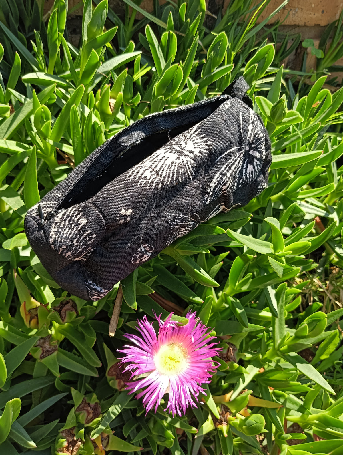 Kenyan Quilted Make-Up Pouch