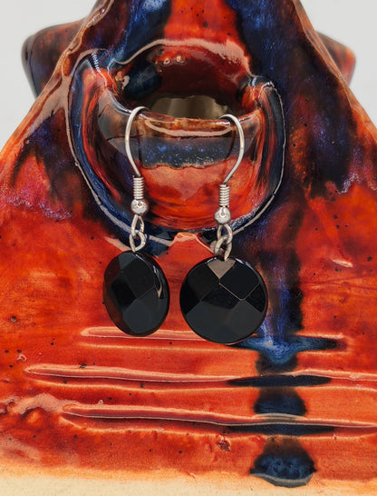 Crystal Bead Drop Earrings