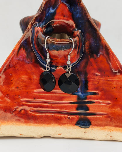 Crystal Bead Drop Earrings