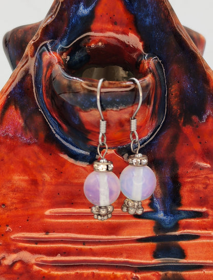 Crystal Bead Drop Earrings
