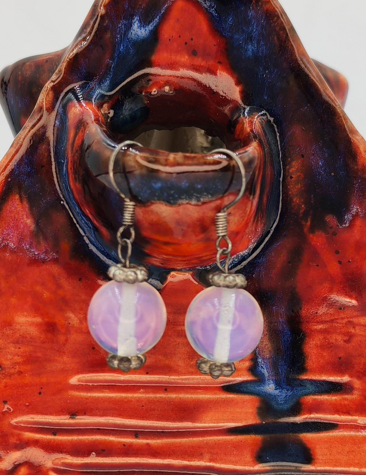 Crystal Bead Drop Earrings