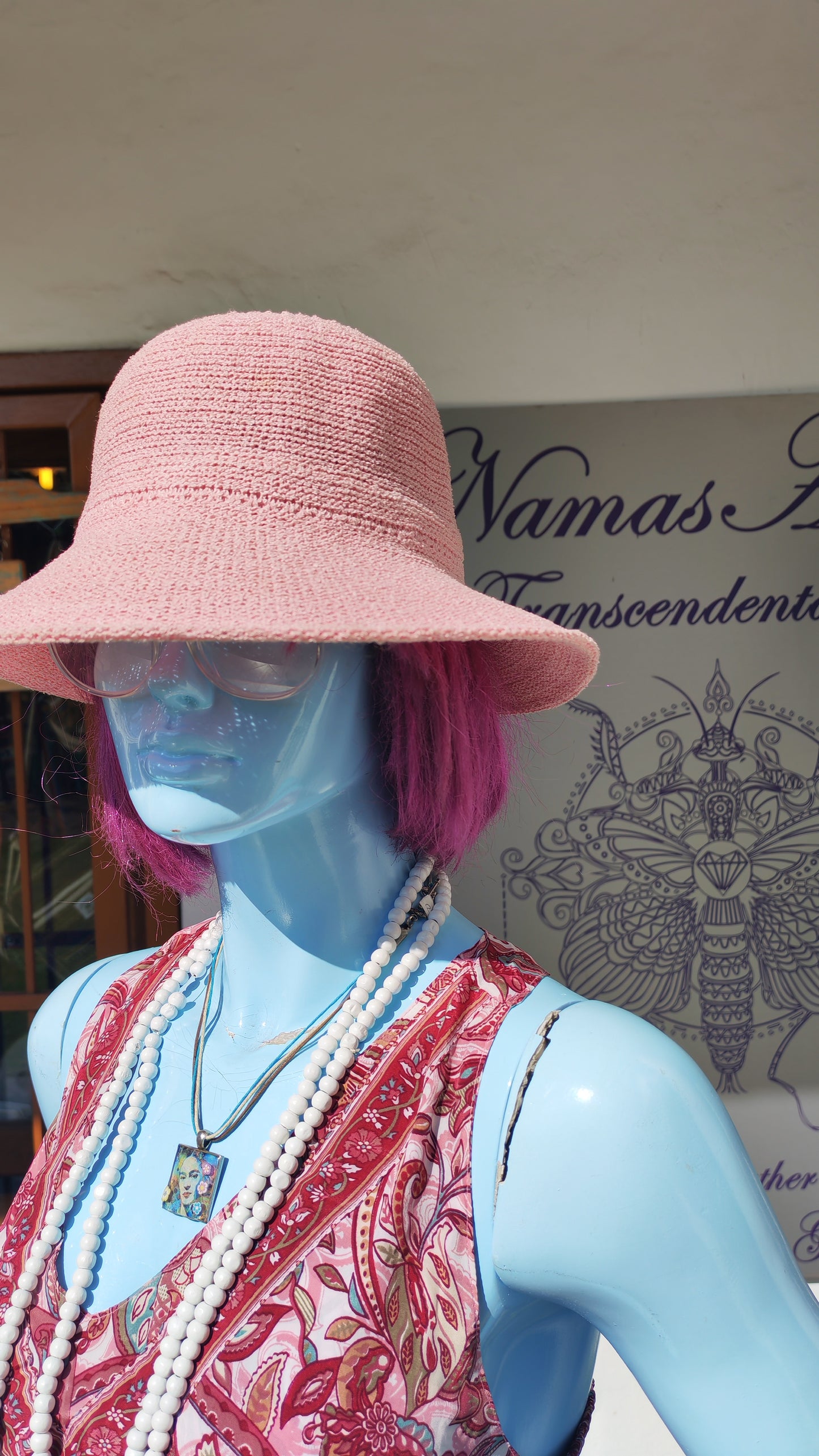 Ladies Pink Bucket Hat