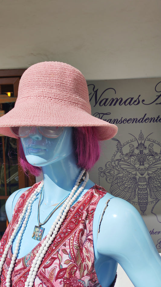Ladies Pink Bucket Hat