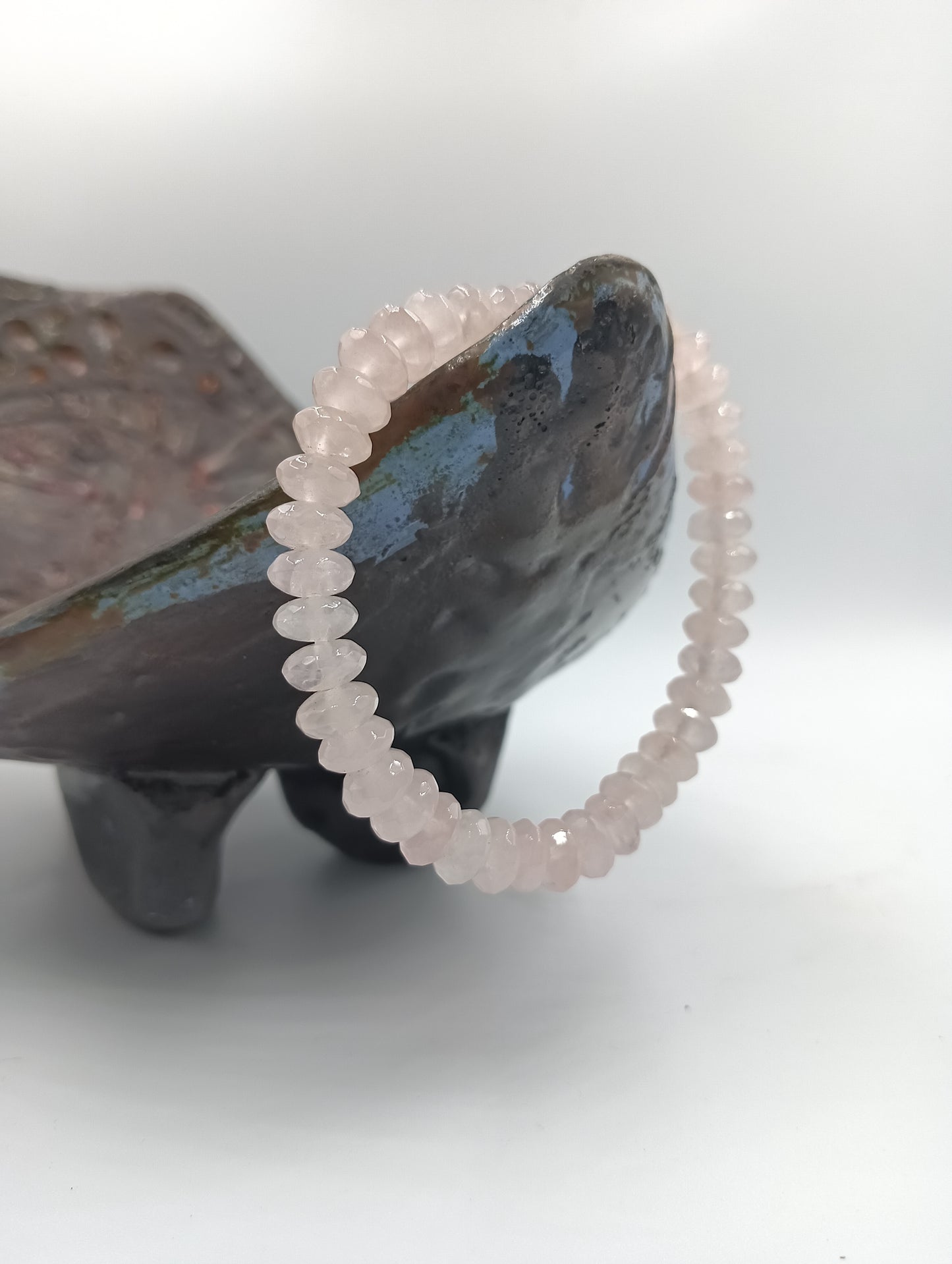 Rose Quartz Rondelles