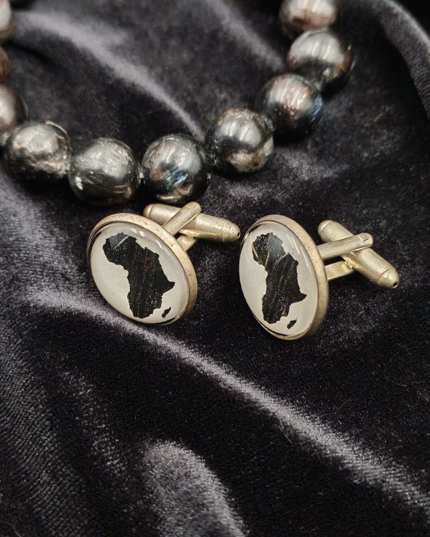 Africa Dome Cufflinks