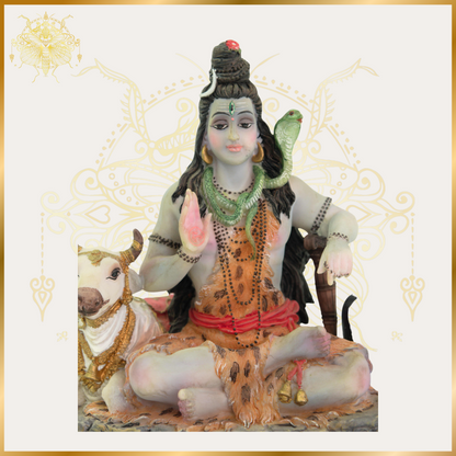 Sitting Shiva Statue
