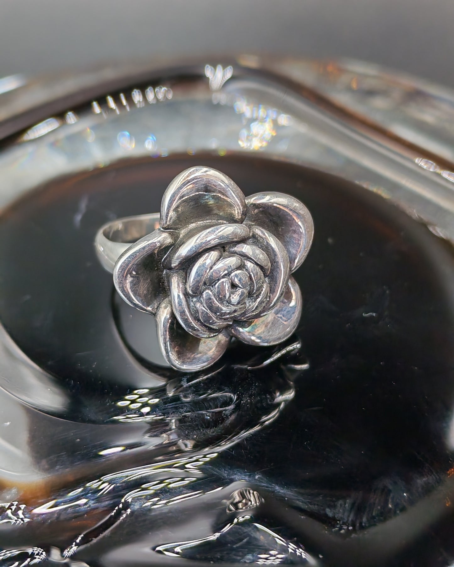 Silver Roses Set