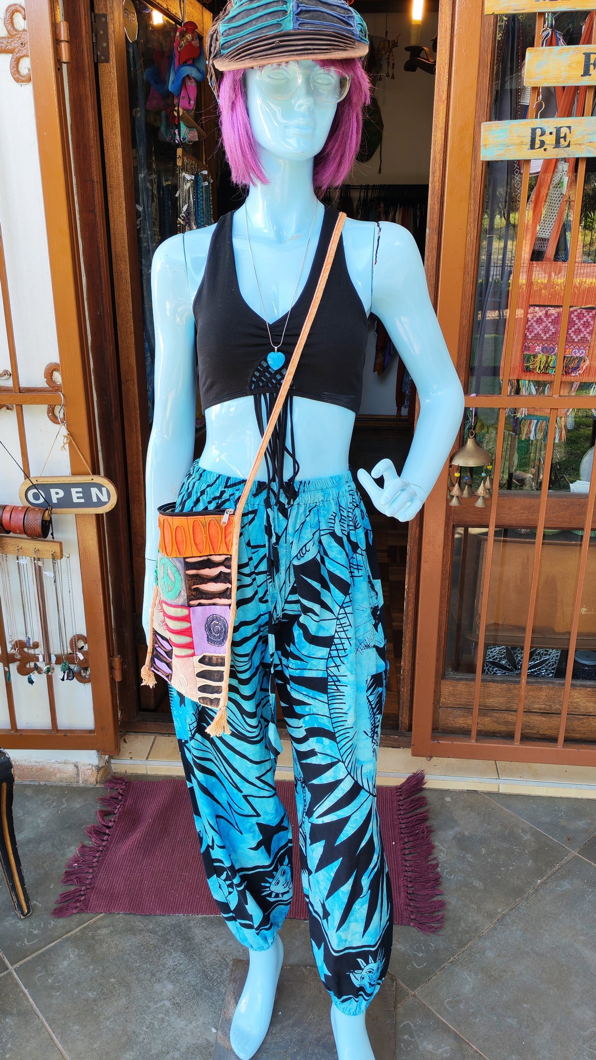 Sun & Moon Turquoise Harem Pants