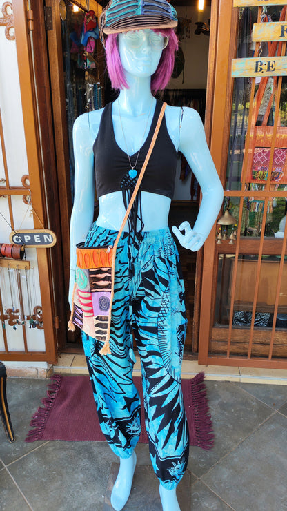 Sun & Moon Turquoise Harem Pants
