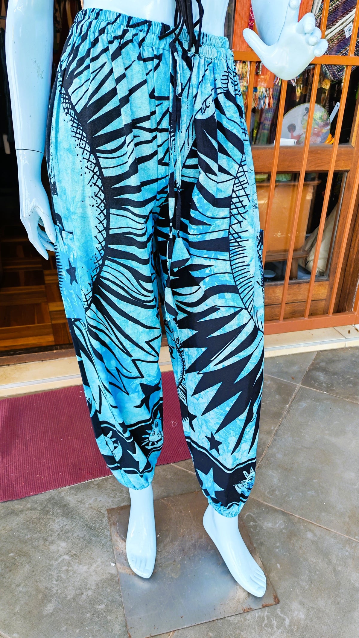 Sun & Moon Turquoise Harem Pants