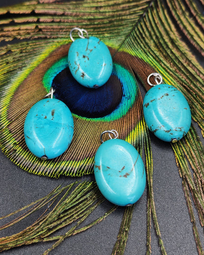 Turquoise Oval Medium Pendant