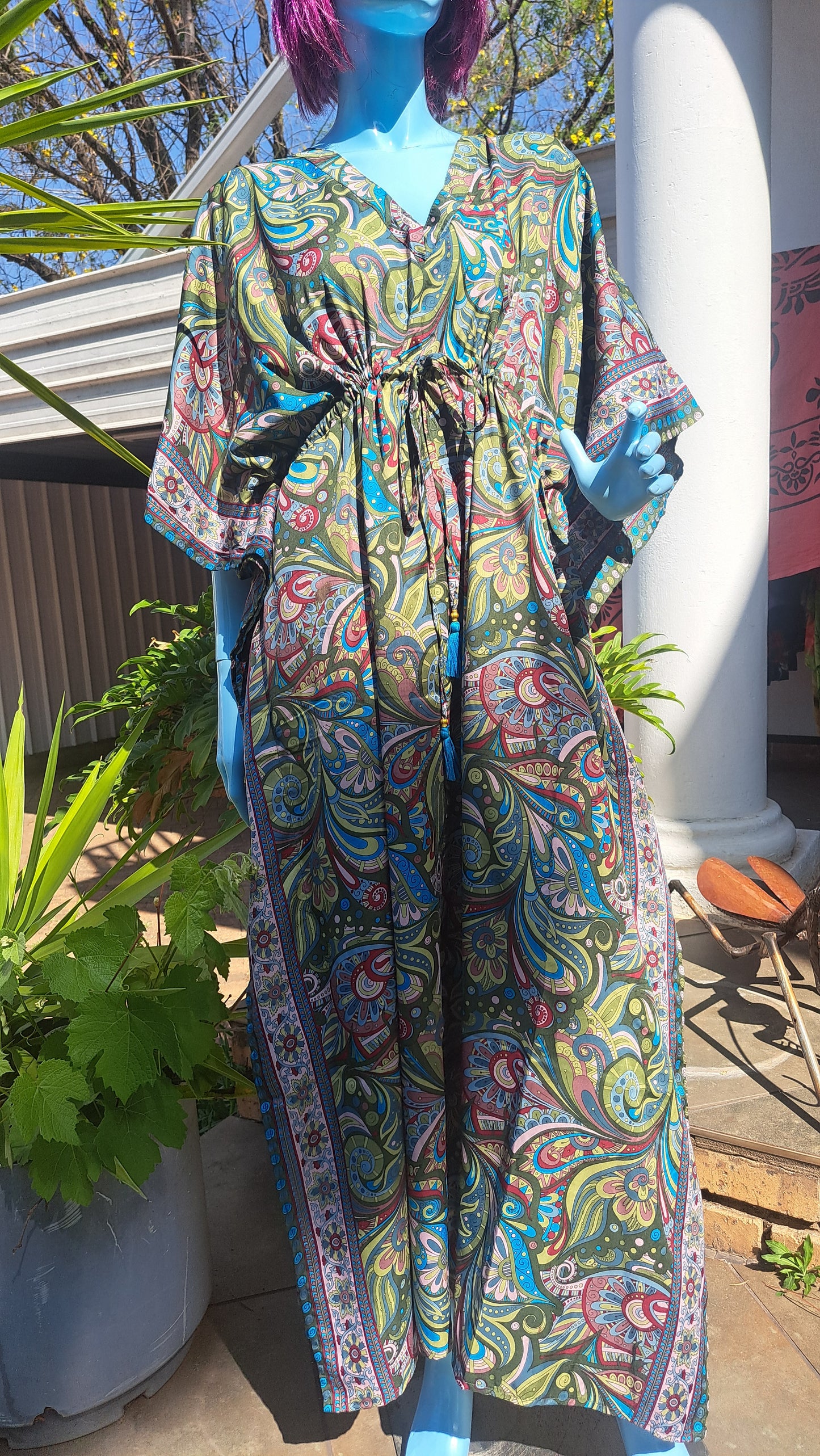 Olive Explosion Kaftan