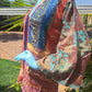 Gold & Royal Blue Kimono