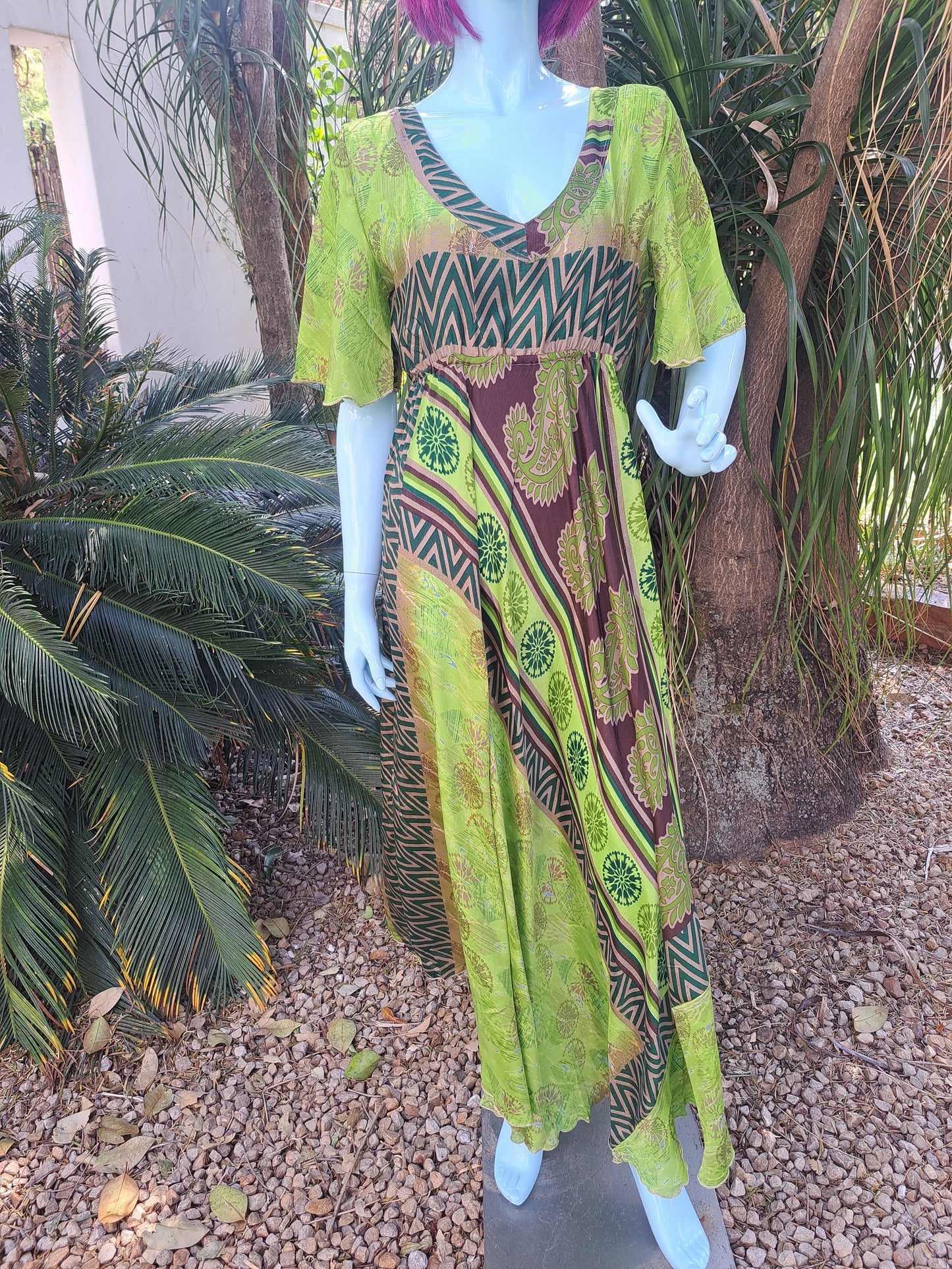 Chocolate Green A-Line
