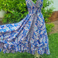 Blue Paisley Spanish Frill