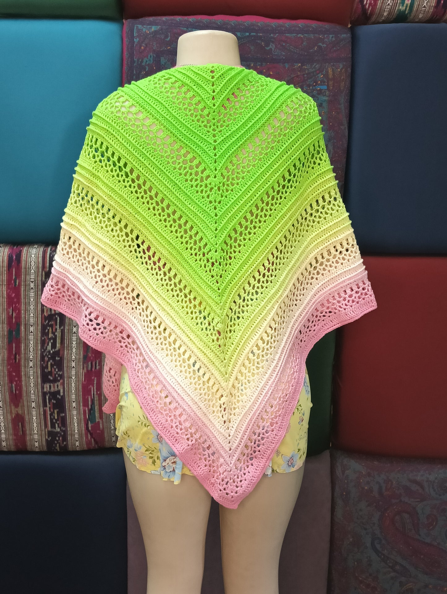 Strawberry Apple Shawl