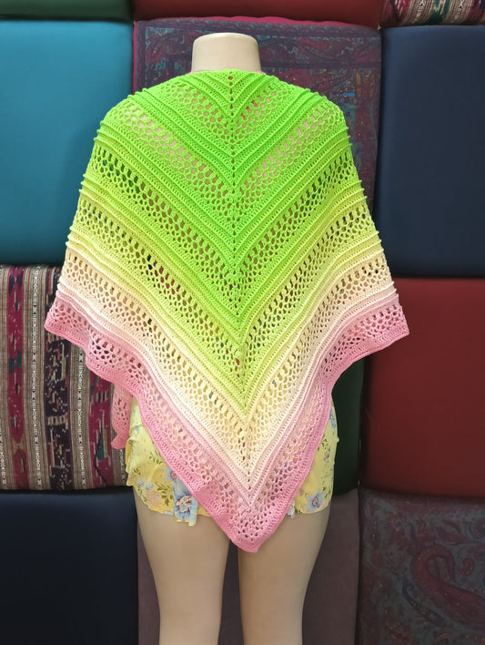 Strawberry Apple Shawl
