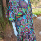 Mandala Kaftan Black