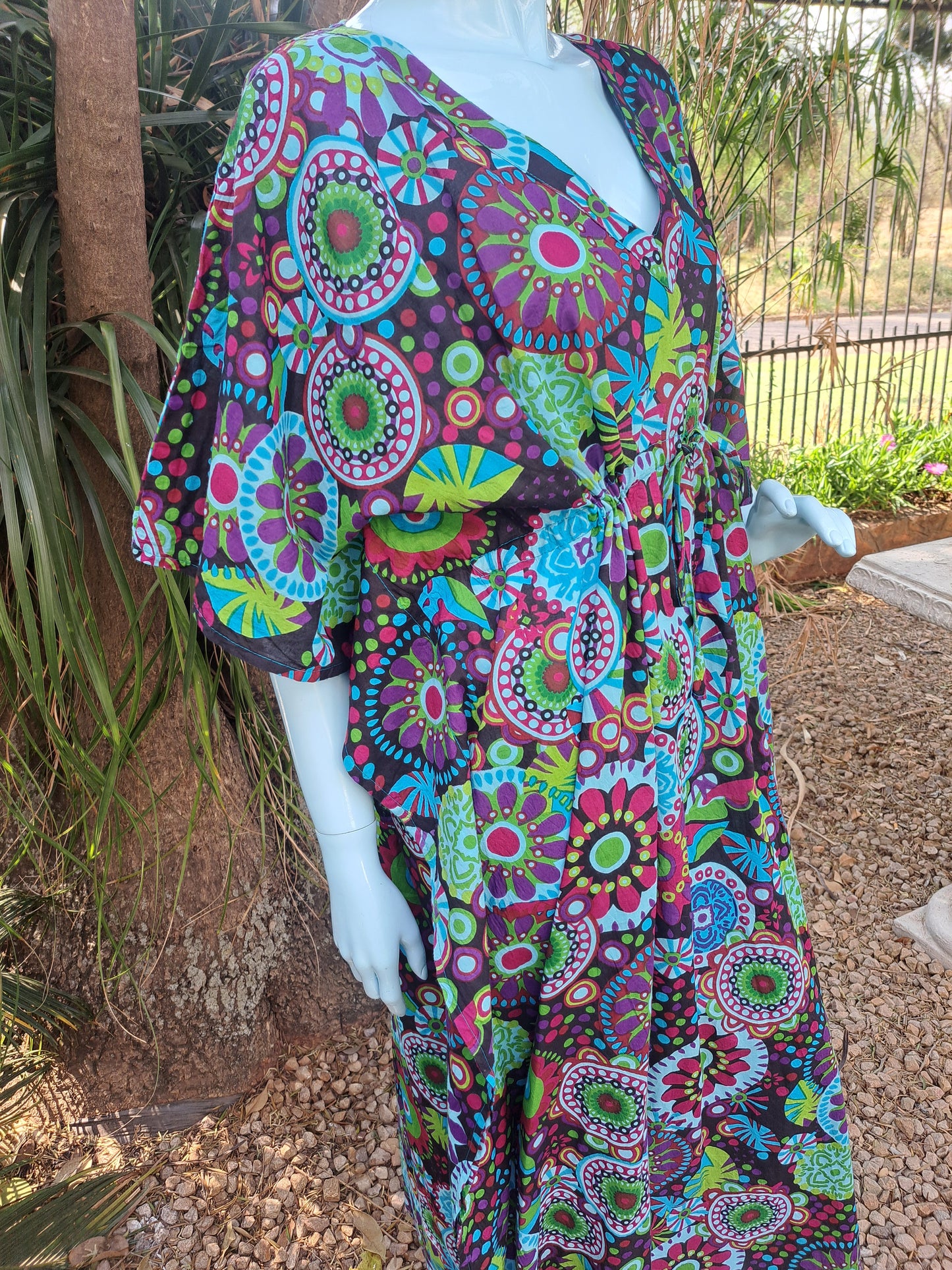 Mandala Kaftan Black