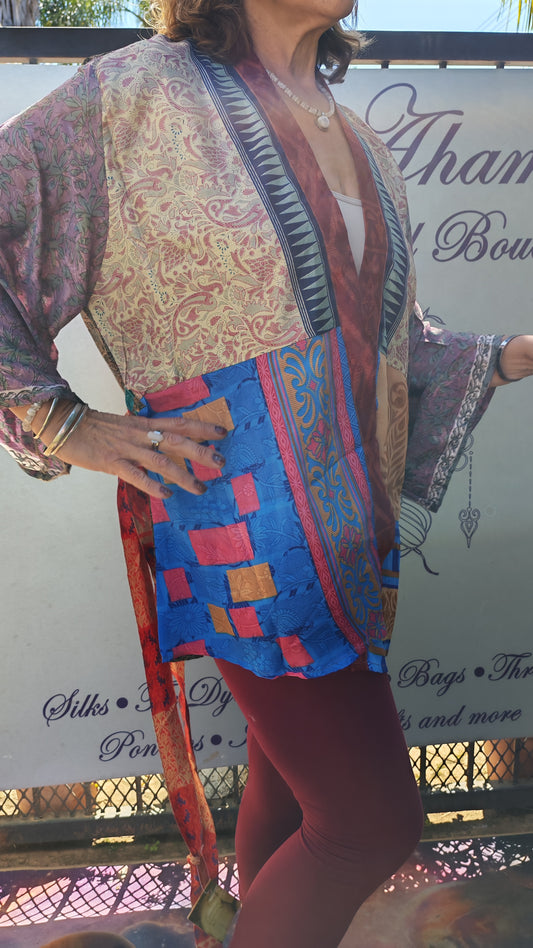 Short Kimono Lilac sleeve