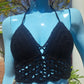 Black Beauty Crochet Bra