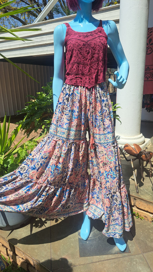 Pastel Paisley Flared Gypsy