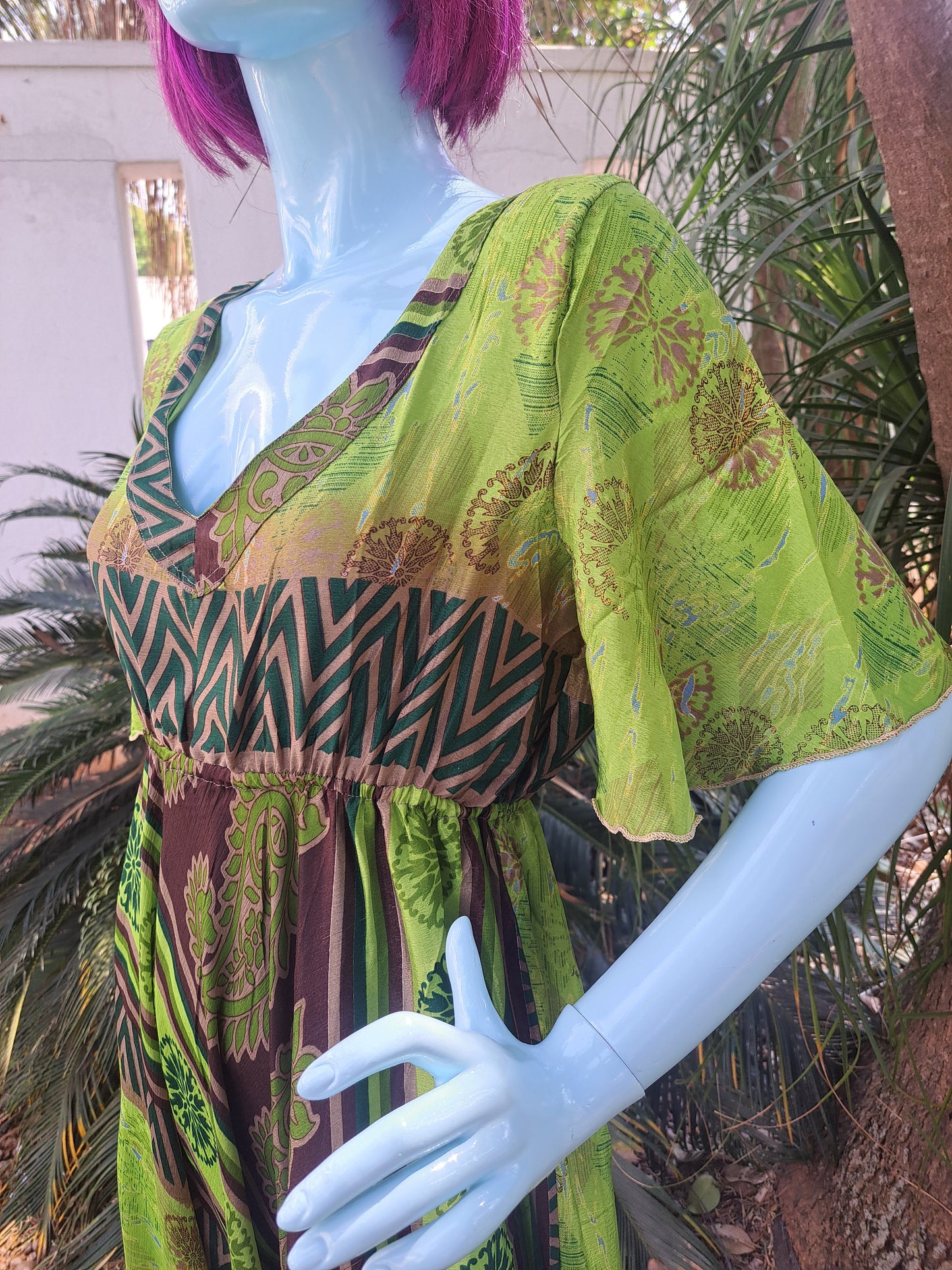 Chocolate Green A-Line