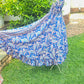 Blue Paisley Spanish Frill