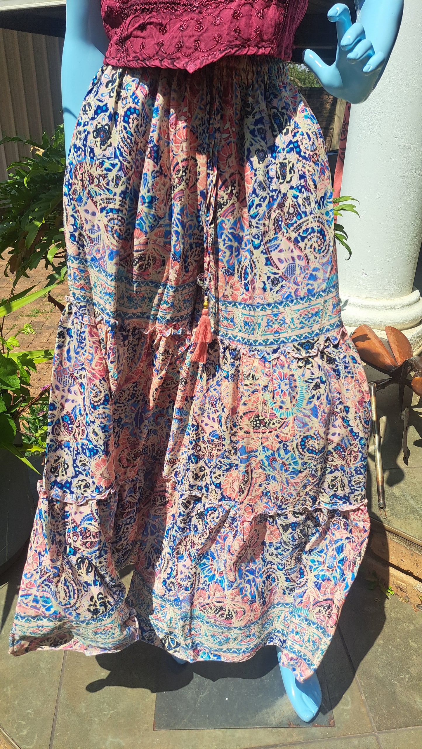 Pastel Paisley Flared Gypsy