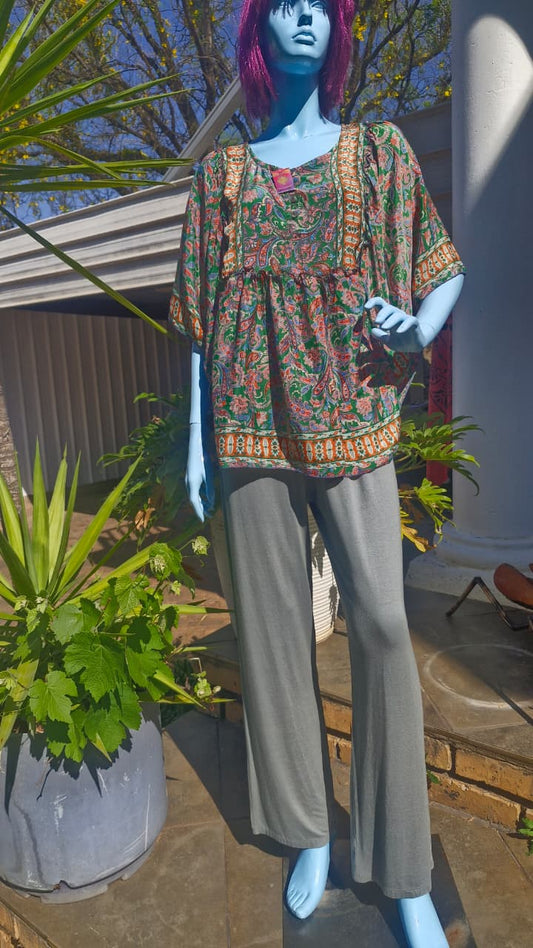Orange Vines Batwing